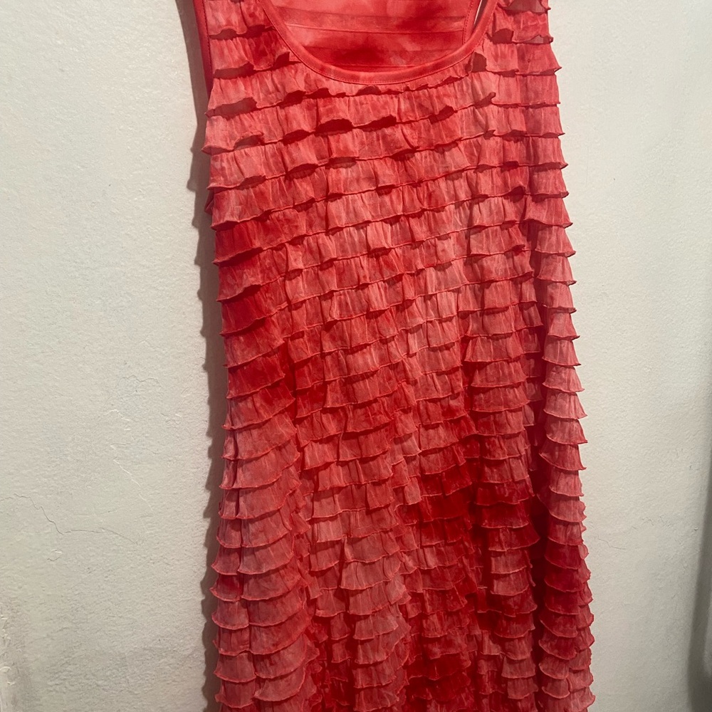 INC Ruffled Sleeveless Layered Top - Picture 2 of 6